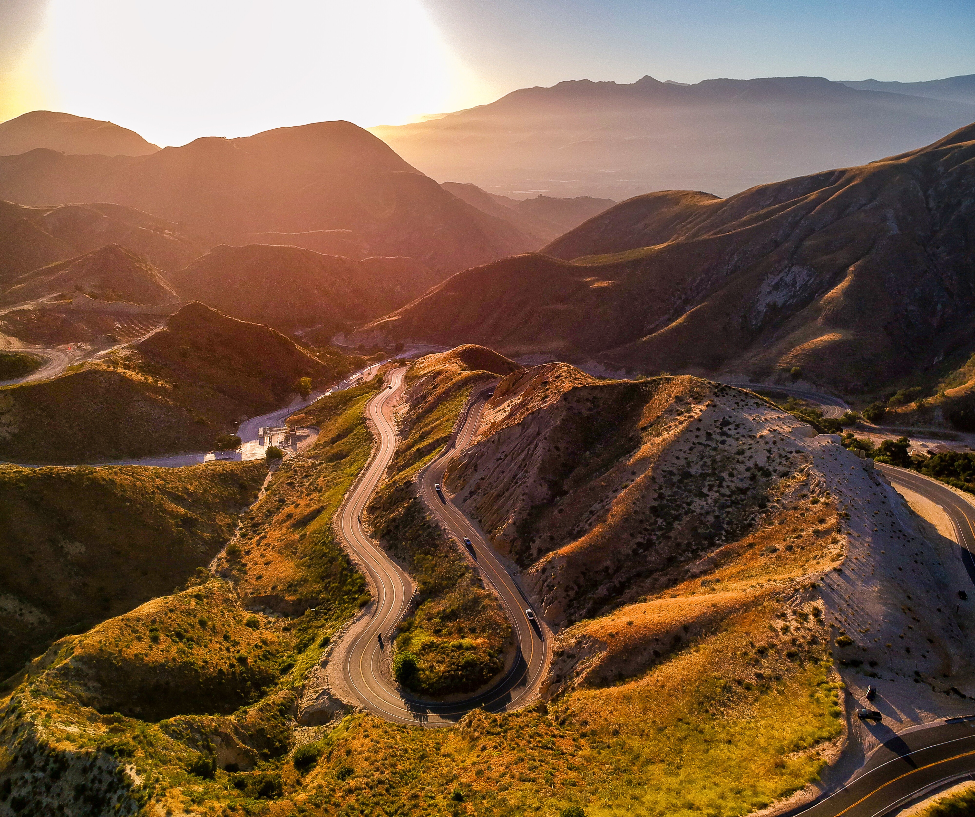 Los Angeles Crest Highway in Kalifornien