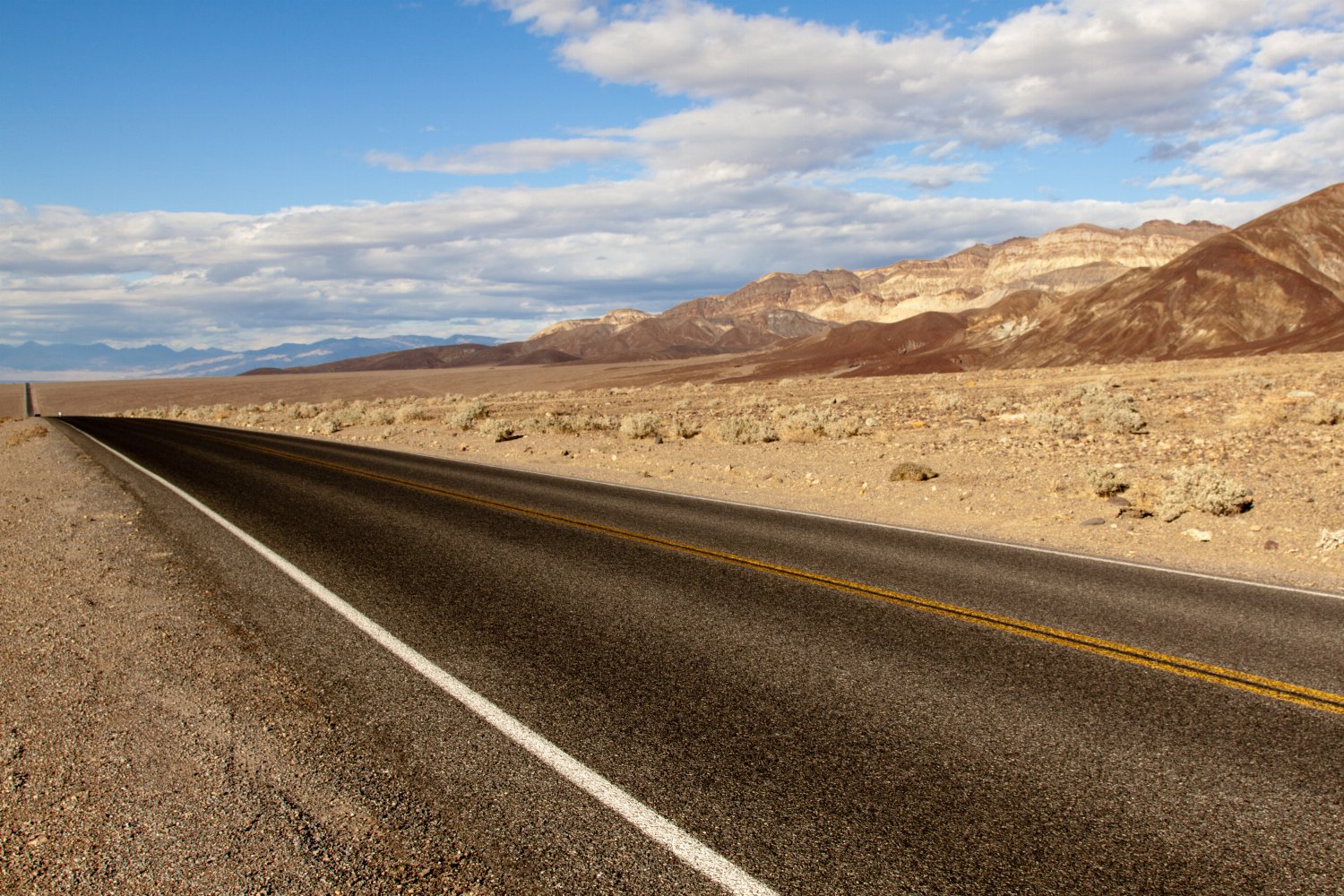 US Route 66 in der Wüste von Arizona