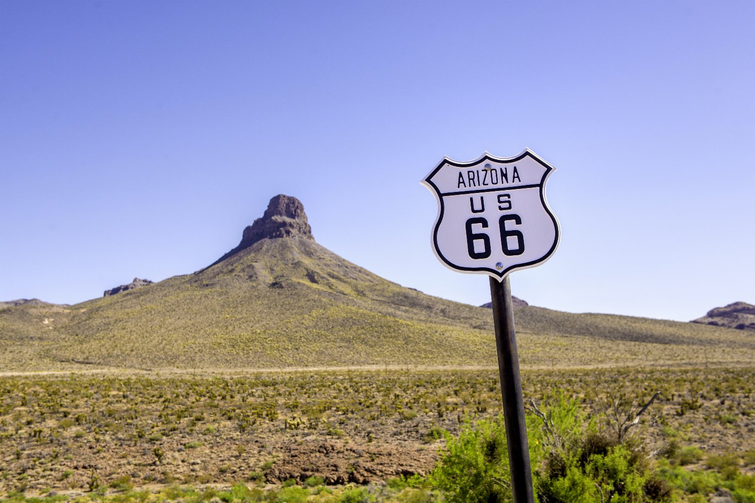 Schild der US Route 66 in Arizona