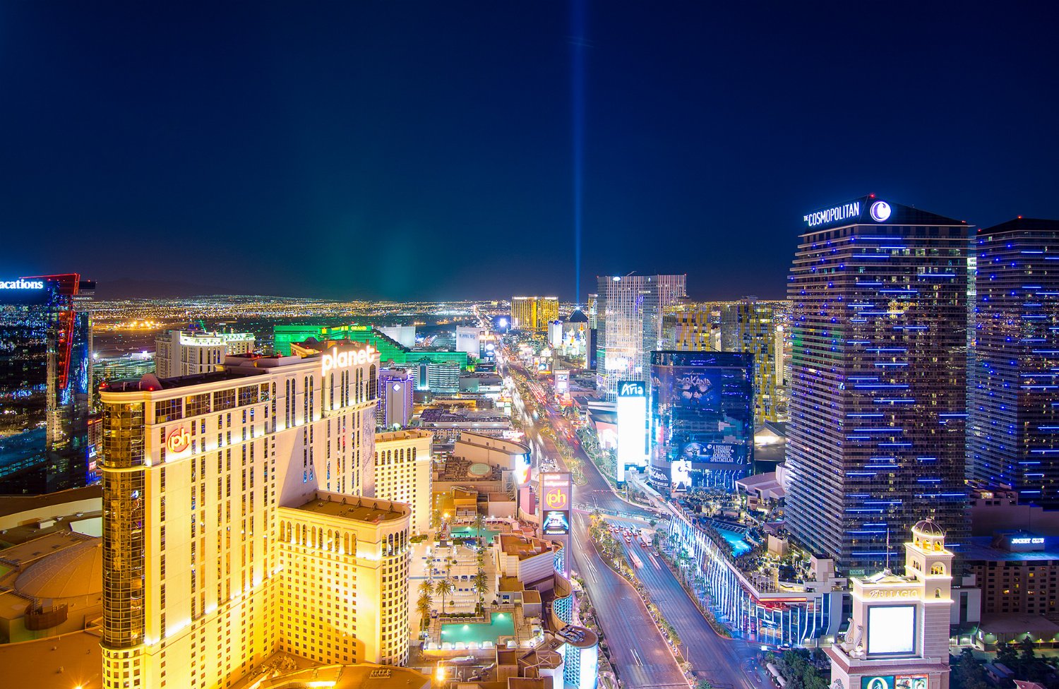 Las Vegas scenic drives Strip Planet Hollywood